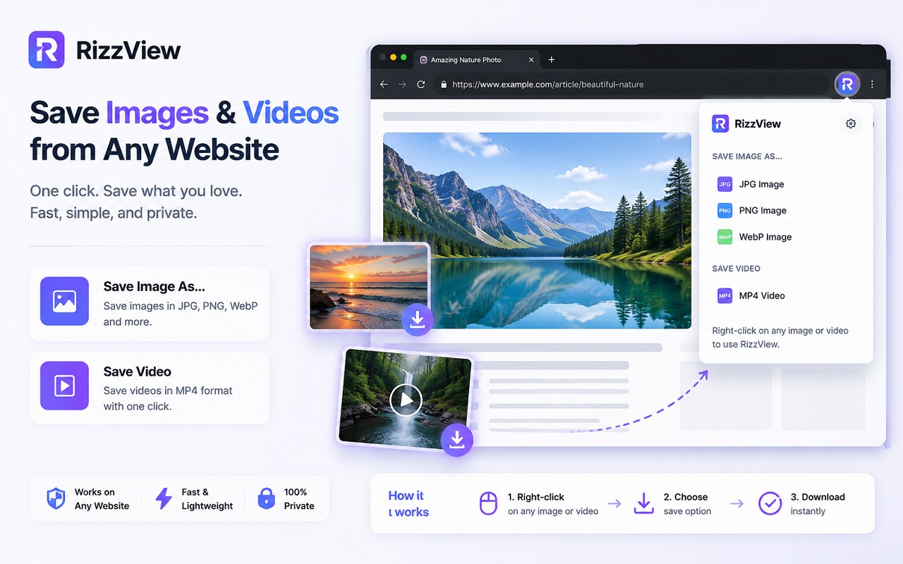 RizzView interface preview